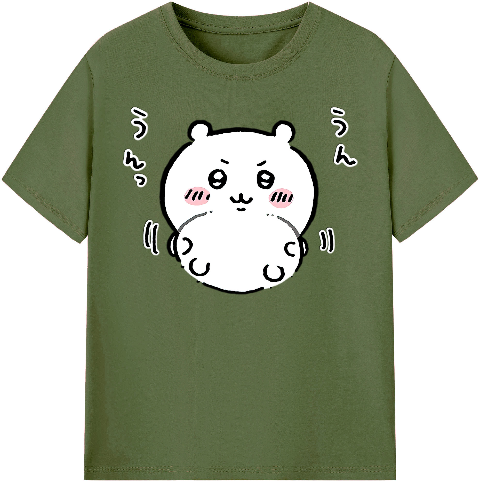 （画像用） ちいかわ ちいかわ Chii-kawa chiikawa 綿100％半袖Tシャツ（フロントプリント）